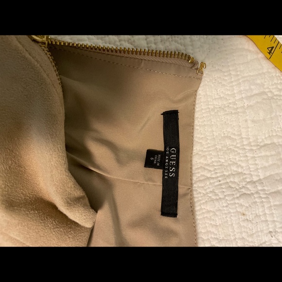 Guess Nude/Tan Suede Miniskirt - Picture 5 of 5
